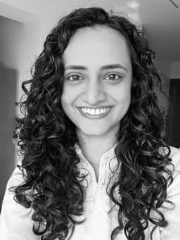 Deepika Rao — black and white portrait