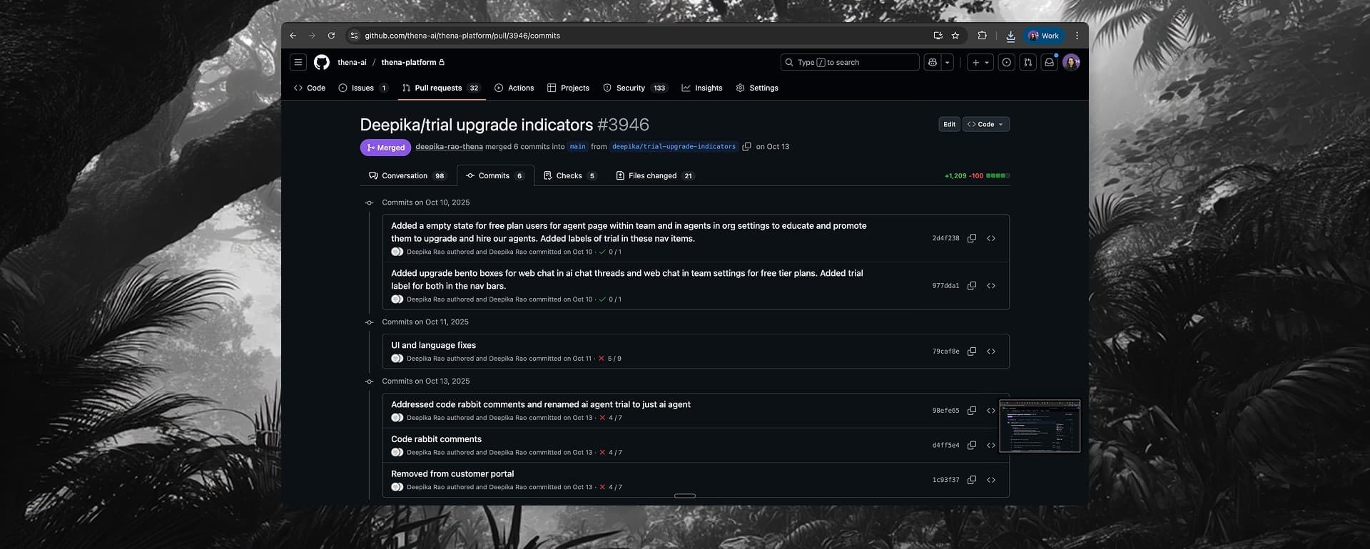 Frontend growth features shipped in code: trial upgrade modals and AI feature bento boxes